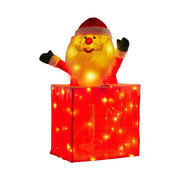Christabelle 76cm Animated Santa In Chimney Christmas Tree Led Lights Ornament V240-112_SHE104