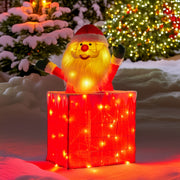 Christabelle 76cm Animated Santa In Chimney Christmas Tree Led Lights Ornament V240-112_SHE104