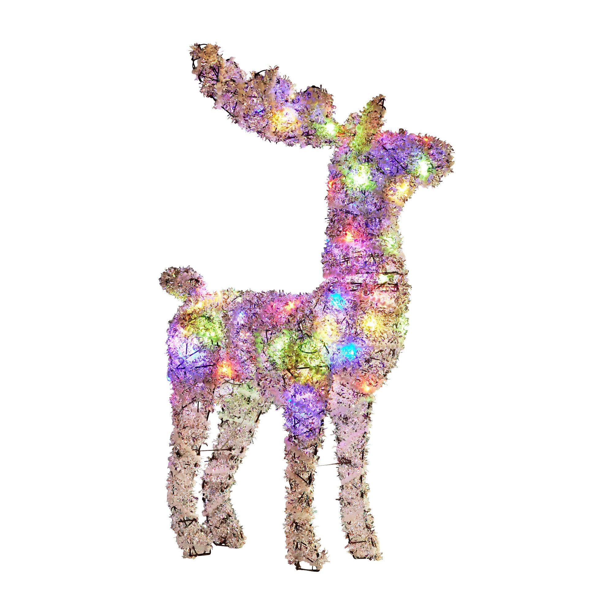 Christabelle 112cm Animated Reindeer Christmas LED Lights Indoor Outdoor Yard Statue Decoration V240-112_SHE106