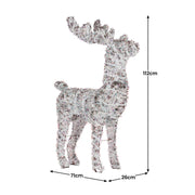 Christabelle 112cm Animated Reindeer Christmas LED Lights Indoor Outdoor Yard Statue Decoration V240-112_SHE106