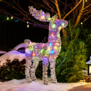Christabelle 112cm Animated Reindeer Christmas LED Lights Indoor Outdoor Yard Statue Decoration V240-112_SHE106