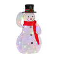 Christabelle 51cm Animated Snowman Christmas Display Decoration Led Lights Xmas V240-112_SHE108