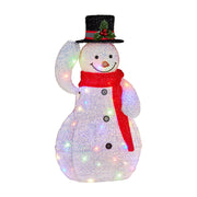 Christabelle 51cm Animated Snowman Christmas Display Decoration Led Lights Xmas V240-112_SHE108