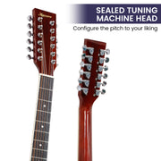 Karrera Acoustic Guitar 12-String with EQ - Sunburst V240-12S-EQ-SB