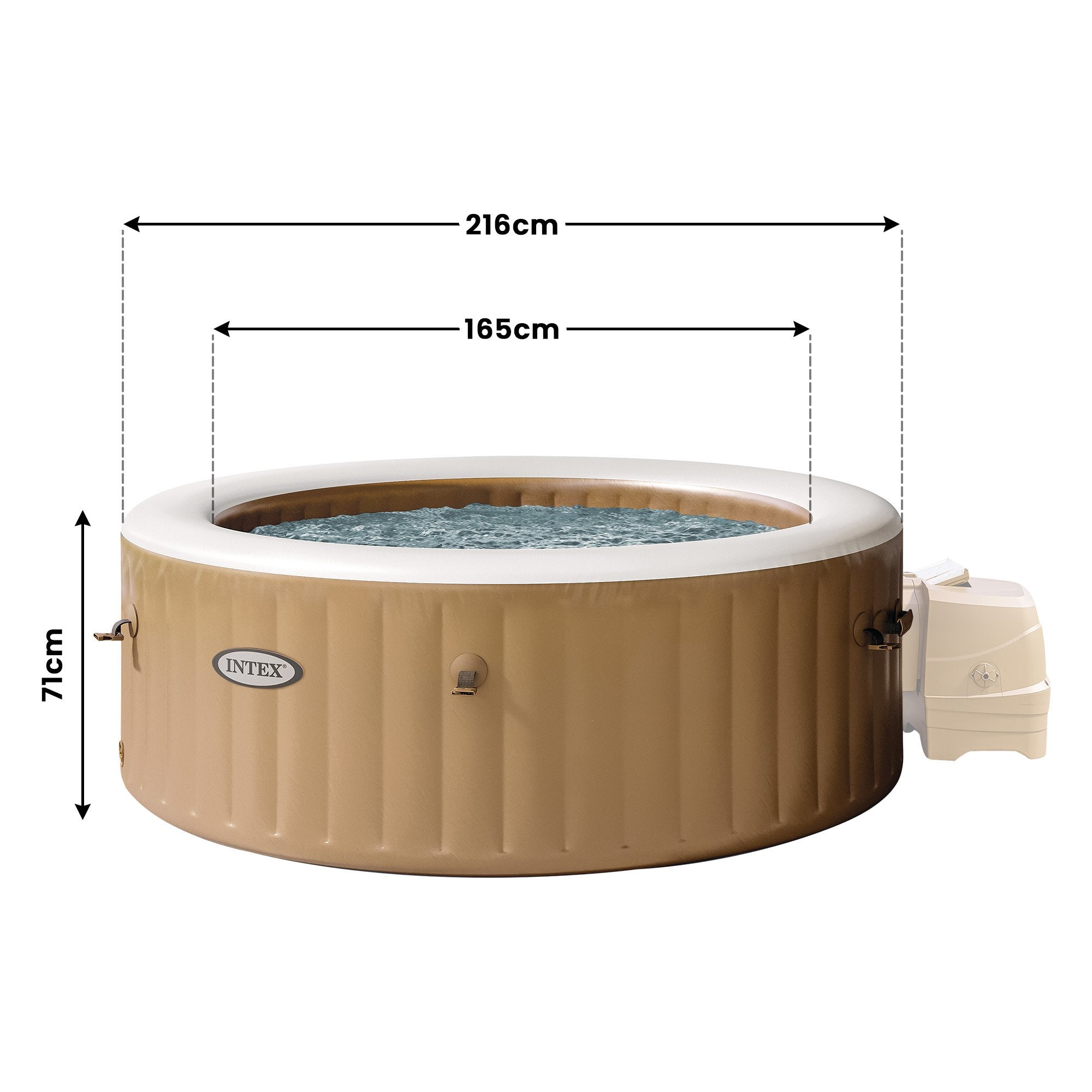 Intex PureSpa Bubble Massage Inflatable Hot Tub - 6-Person V240-28428AN