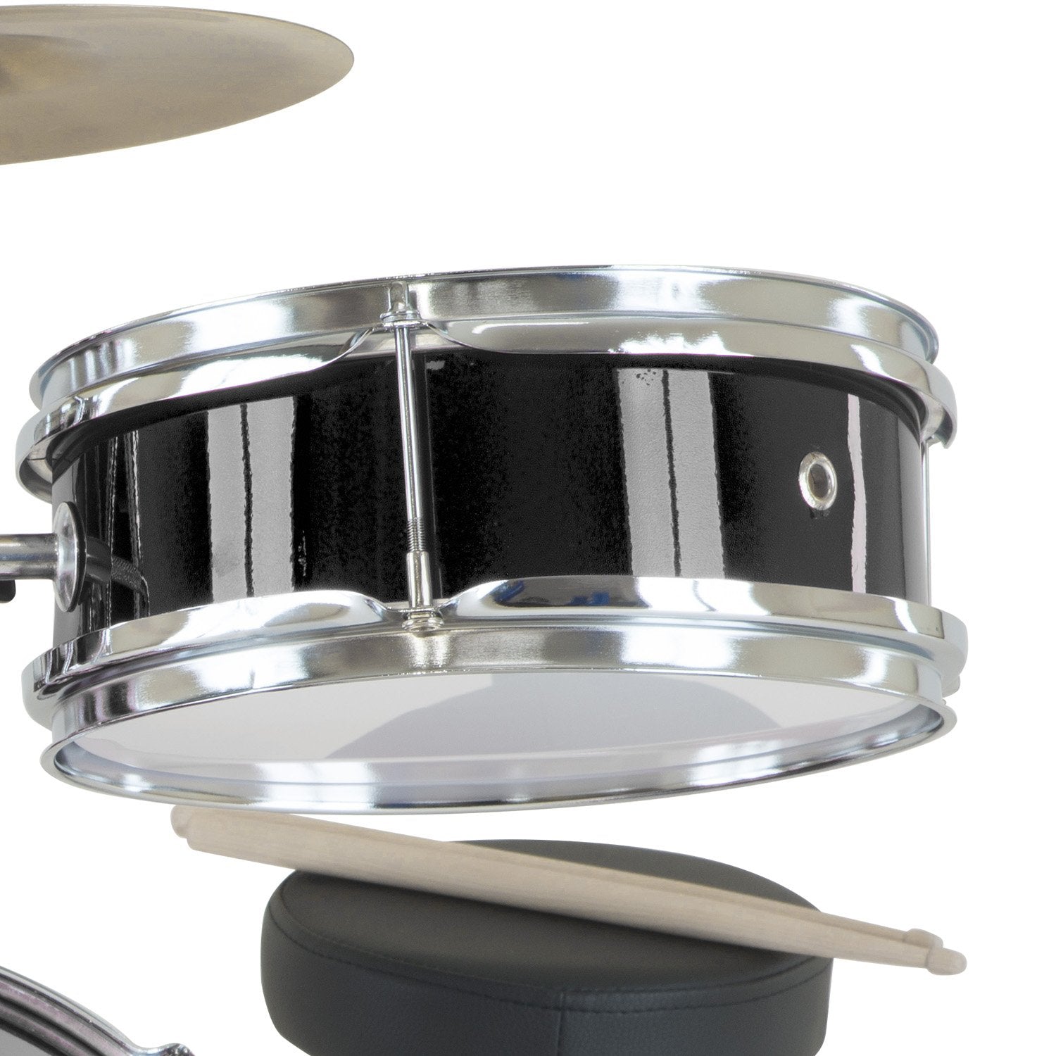 Karrera Children's 4pc Drum Kit - Black V240-4PC-DRUM-BLK