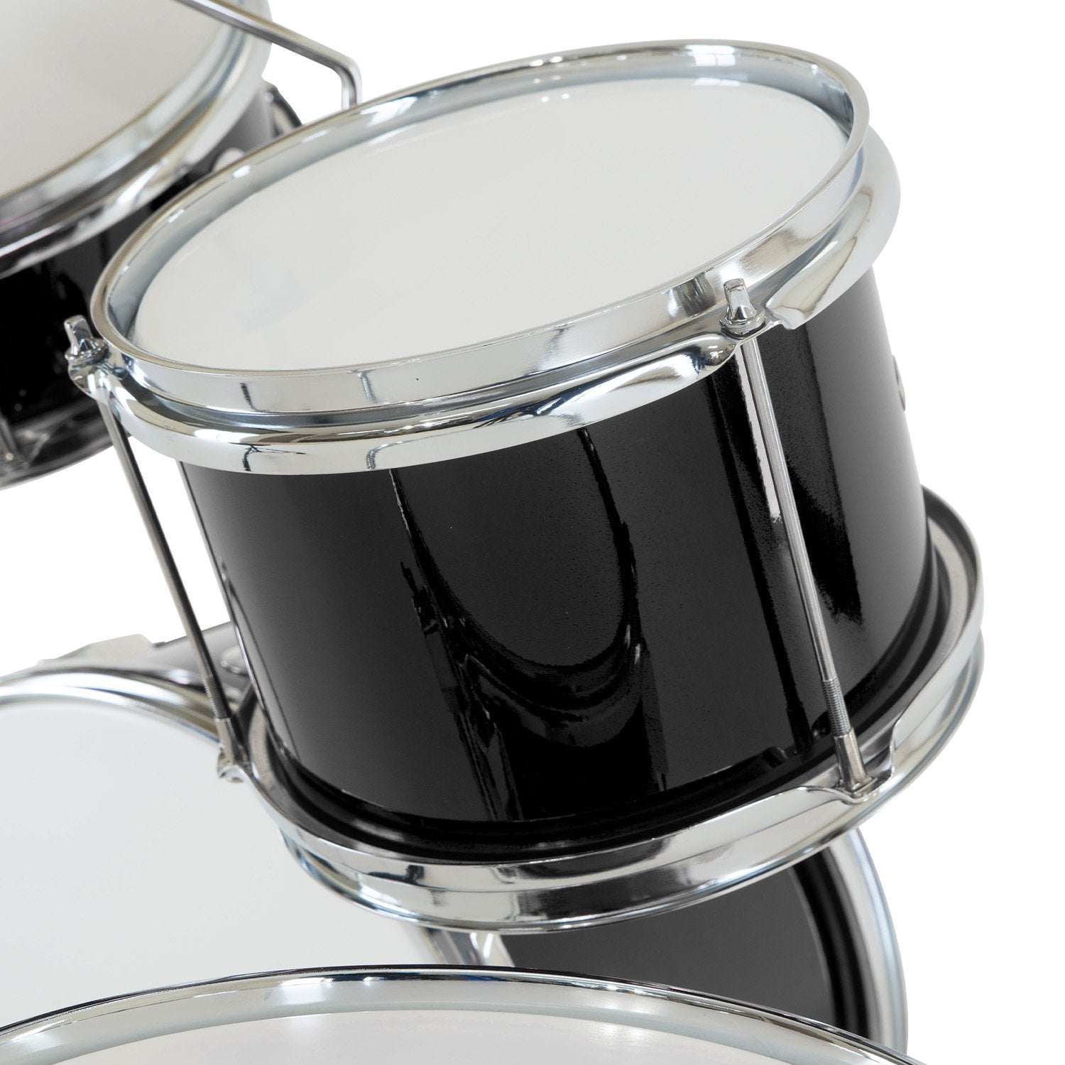 Karrera Children's 4pc Drum Kit - Black V240-4PC-DRUM-BLK