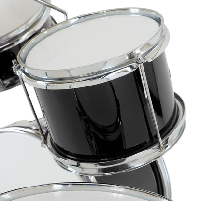 Karrera Children's 4pc Drum Kit - Black V240-4PC-DRUM-BLK