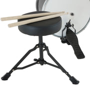 Karrera Children's 4pc Drum Kit - Black V240-4PC-DRUM-BLK