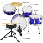 Karrera Children's 4pc Drum Kit - Blue V240-4PC-DRUM-BU