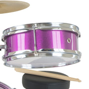 Karrera Childrens 4pc Drum Kit - Purple V240-4PC-DRUM-PU
