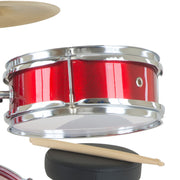 Karrera Children's 4pc Drum Kit - Red V240-4PC-DRUM-RD