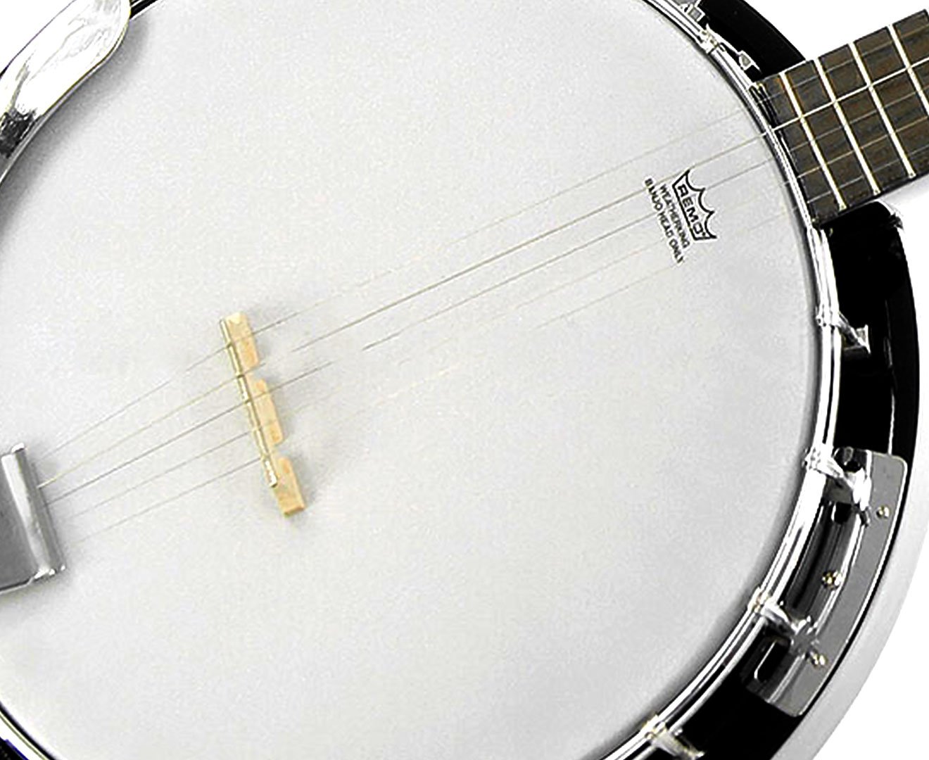 Karrera 5 String Resonator Banjo - Black V240-5S-BANJO-BLK