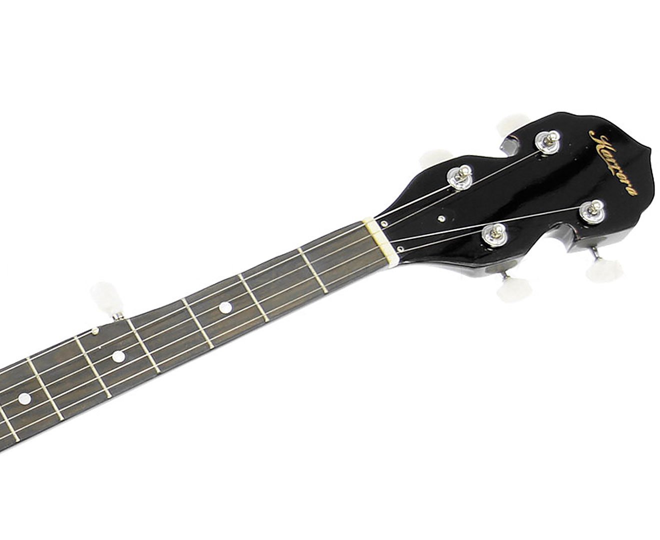 Karrera 5 String Resonator Banjo - Black V240-5S-BANJO-BLK