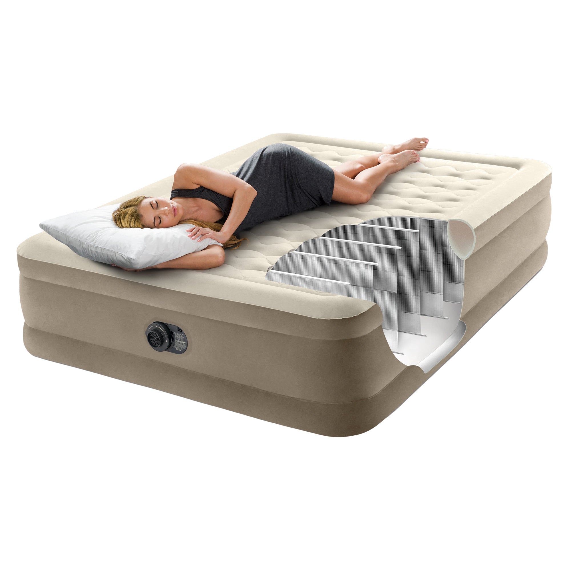 Intex Dura-Beam Deluxe Queen Ultra Plush Air Mattress V240-64428NZ