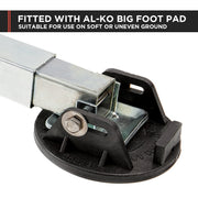 Alko 2x 590mm Drop Down Stabiliser Leg Corner Fitted with Big Foot V240-654859-2