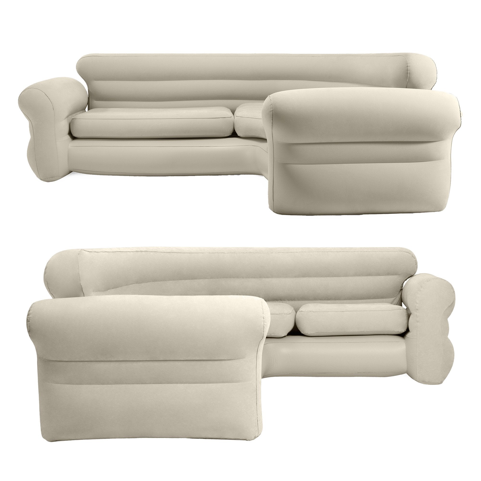 Intex Corner Sofa Inflatable Couch - L-shaped Corner Sofa V240-68575NP