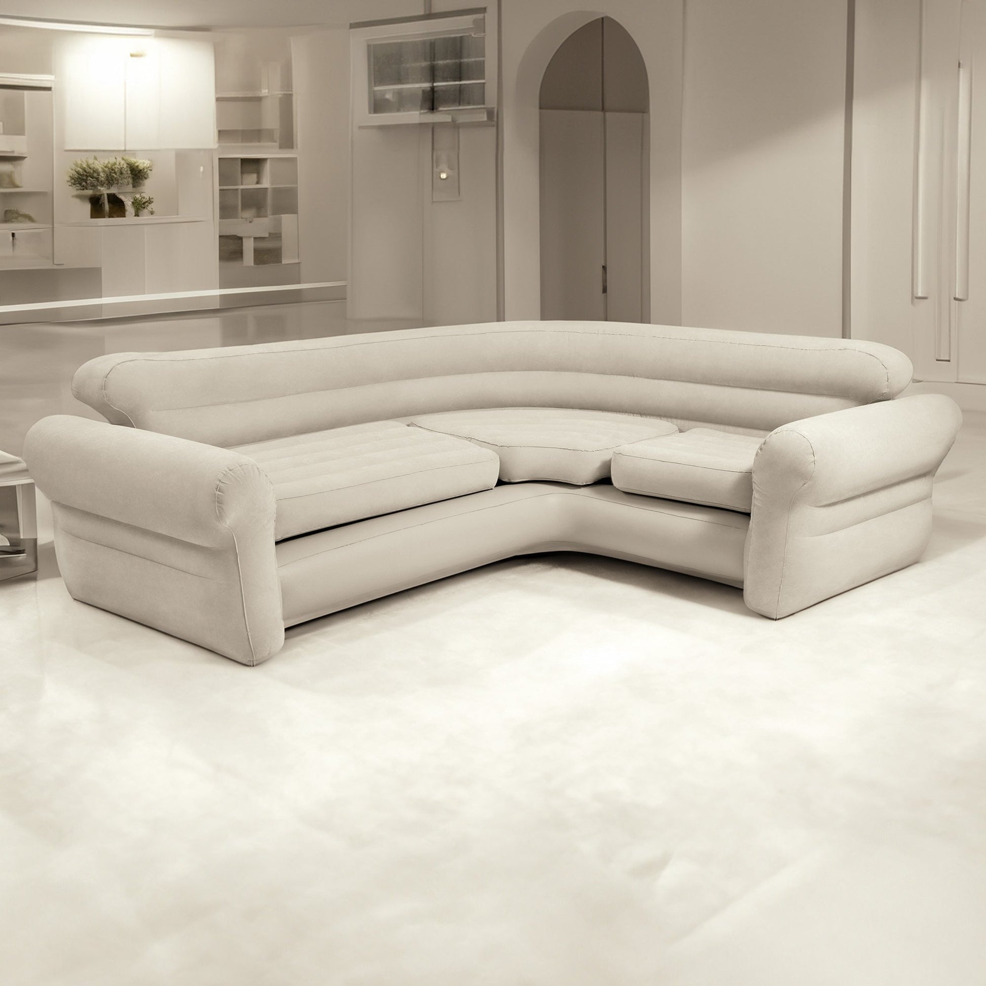 Intex Corner Sofa Inflatable Couch - L-shaped Corner Sofa V240-68575NP