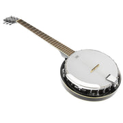 Karrera 6 String Resonator Banjo - Black V240-6S-BANJO-BK