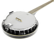 Karrera 6 String Resonator Banjo - Black V240-6S-BANJO-BK