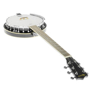 Karrera 6 String Resonator Banjo - Black V240-6S-BANJO-BK
