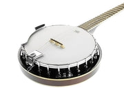 Karrera 6 String Resonator Banjo - Brown V240-6S-BANJO-BW