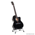 Karrera Acoustic Cutaway 40in Guitar - Black V240-ACG40-BK