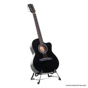 Karrera Acoustic Cutaway 40in Guitar - Black V240-ACG40-BK