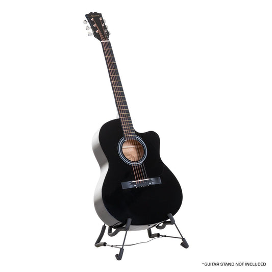 Karrera Acoustic Cutaway 40in Guitar - Black V240-ACG40-BK