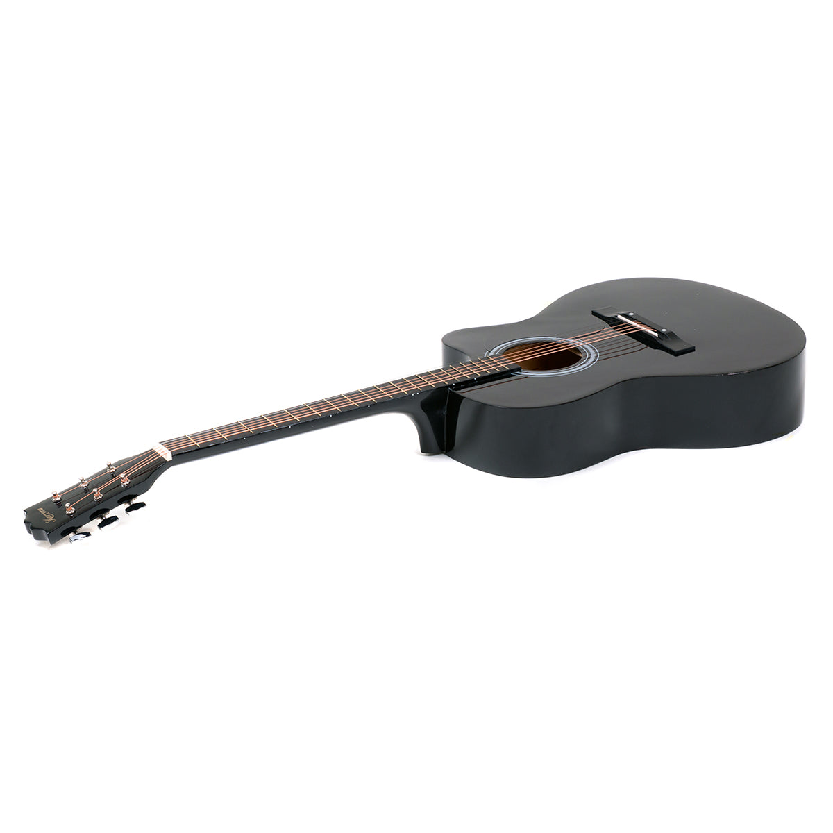 Karrera Acoustic Cutaway 40in Guitar - Black V240-ACG40-BK