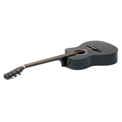 Karrera Acoustic Cutaway 40in Guitar - Black V240-ACG40-BK