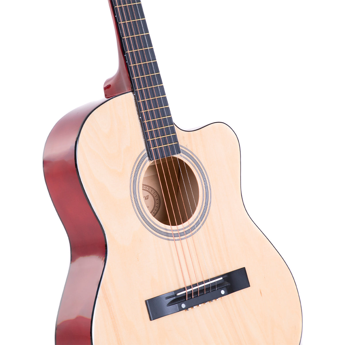Karrera Acoustic Cutaway 40in Guitar - Natural V240-ACG40-NAT