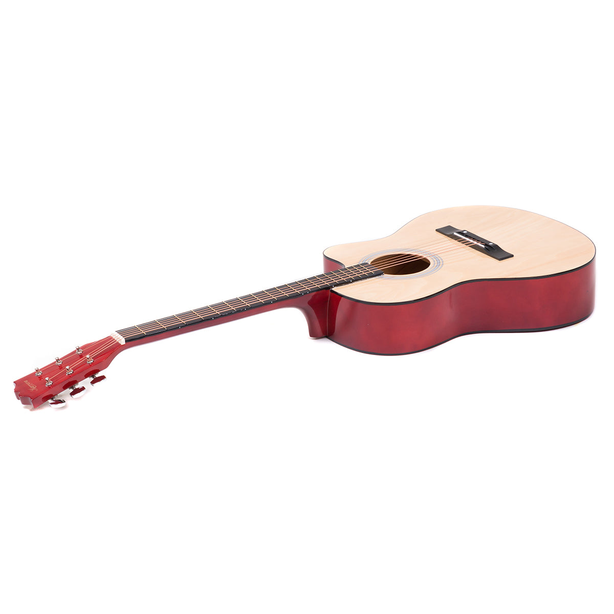Karrera Acoustic Cutaway 40in Guitar - Natural V240-ACG40-NAT