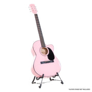 Karrera Acoustic Cutaway 40in Guitar - Pink V240-ACG40-PK