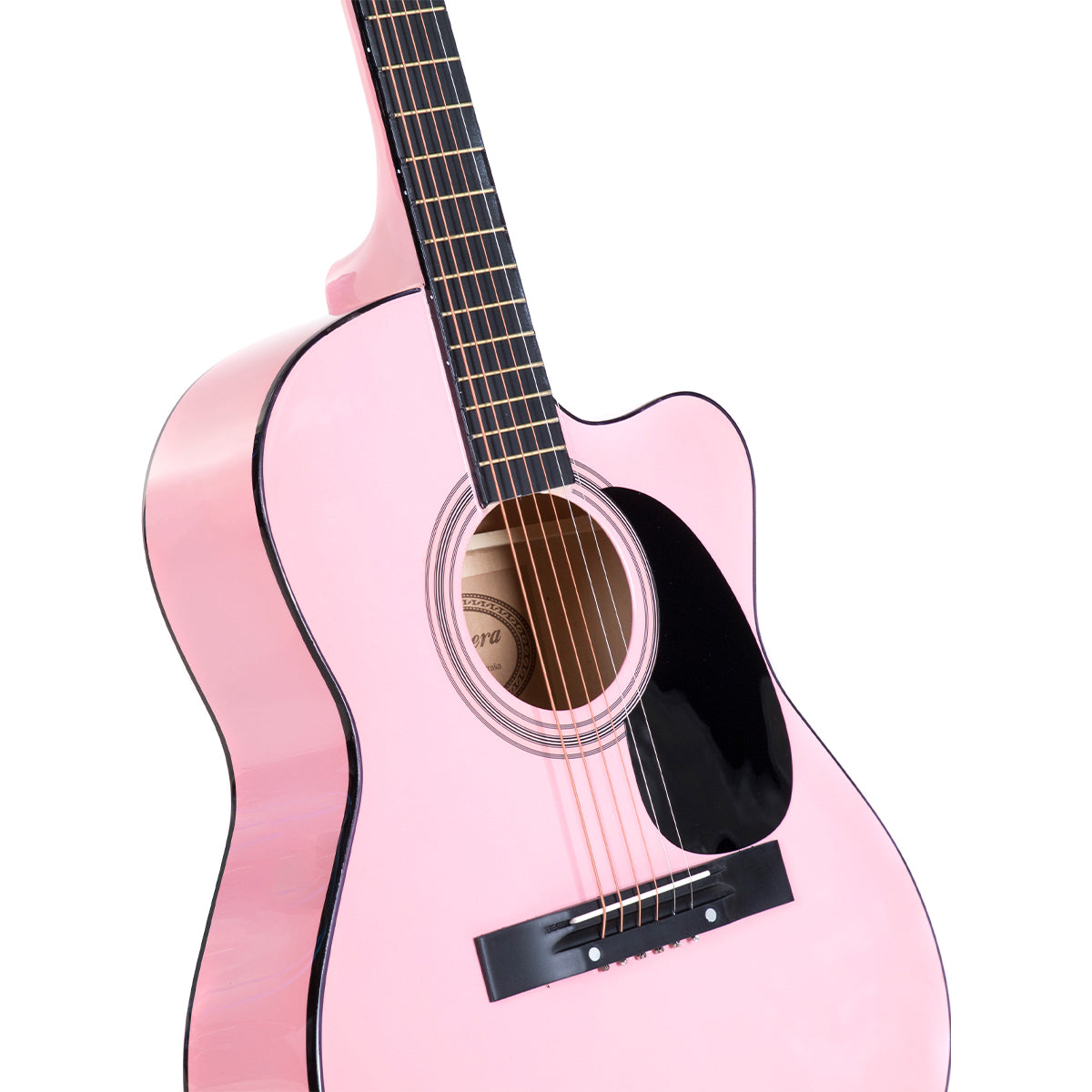 Karrera Acoustic Cutaway 40in Guitar - Pink V240-ACG40-PK