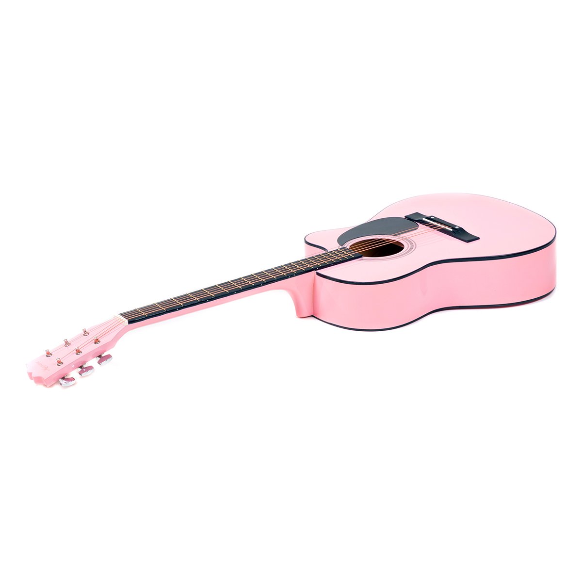 Karrera Acoustic Cutaway 40in Guitar - Pink V240-ACG40-PK