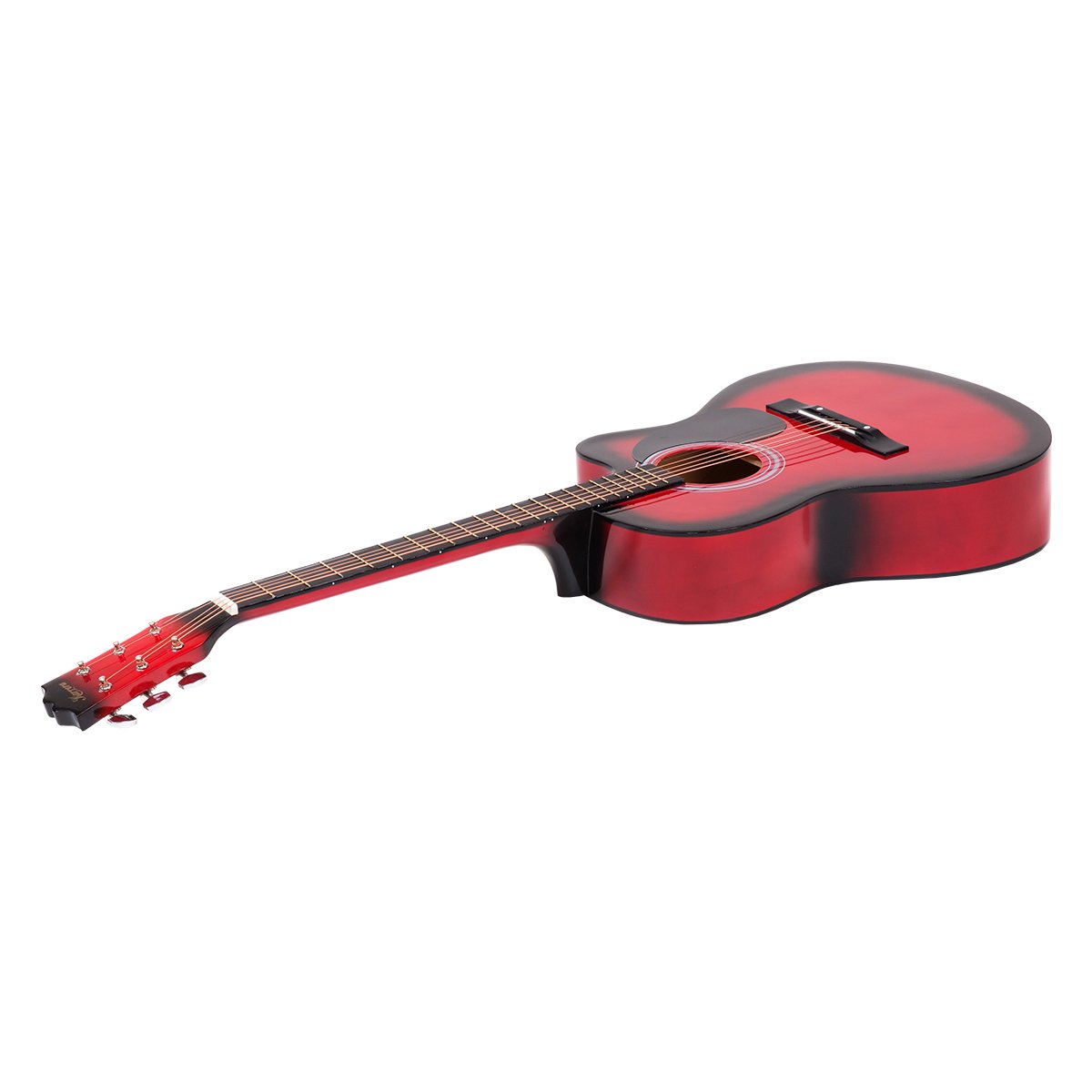 Karrera Acoustic Cutaway 40in Guitar - Red V240-ACG40-RD