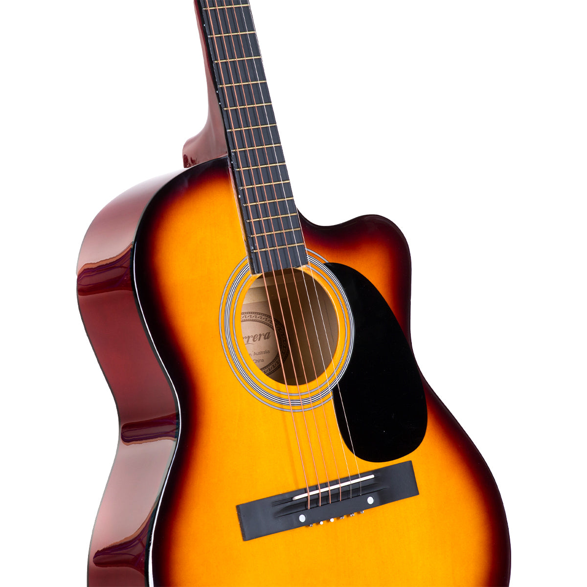 Karrera Acoustic Cutaway 40in Guitar - Sunburst V240-ACG40-SB
