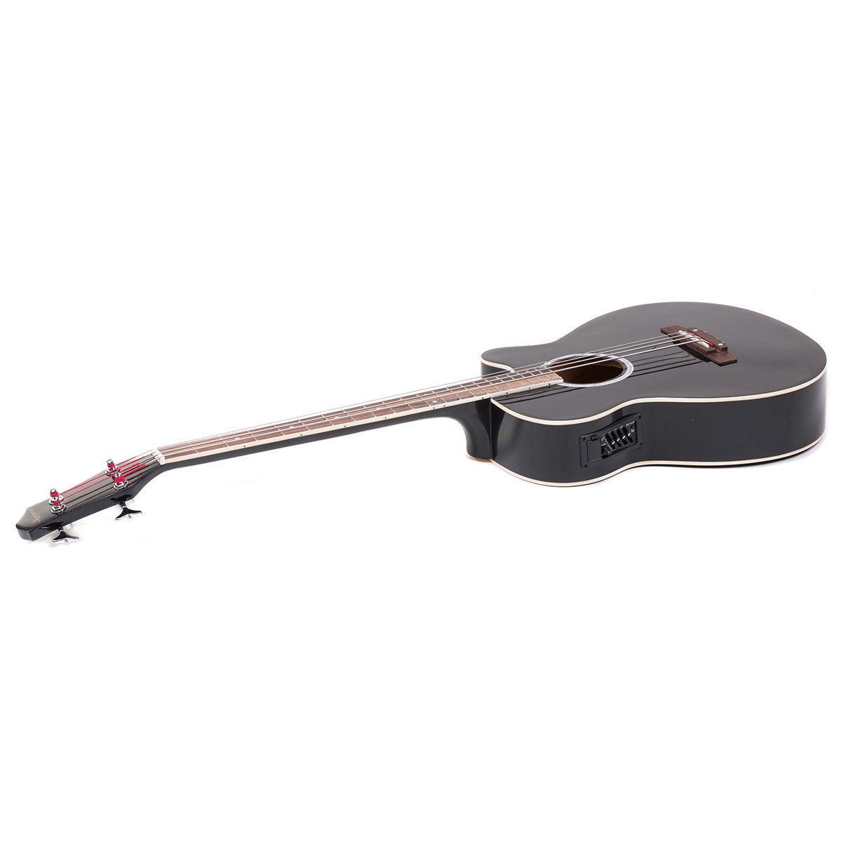 Karrera 43in Acoustic Bass Guitar - Black V240-ACG43-BK