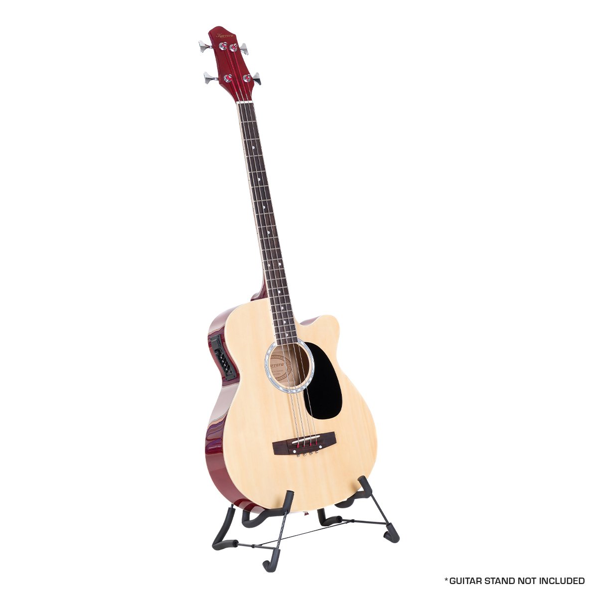 Karrera 43in Acoustic Bass Guitar with electric pickup - Natural V240-ACG43-NAT
