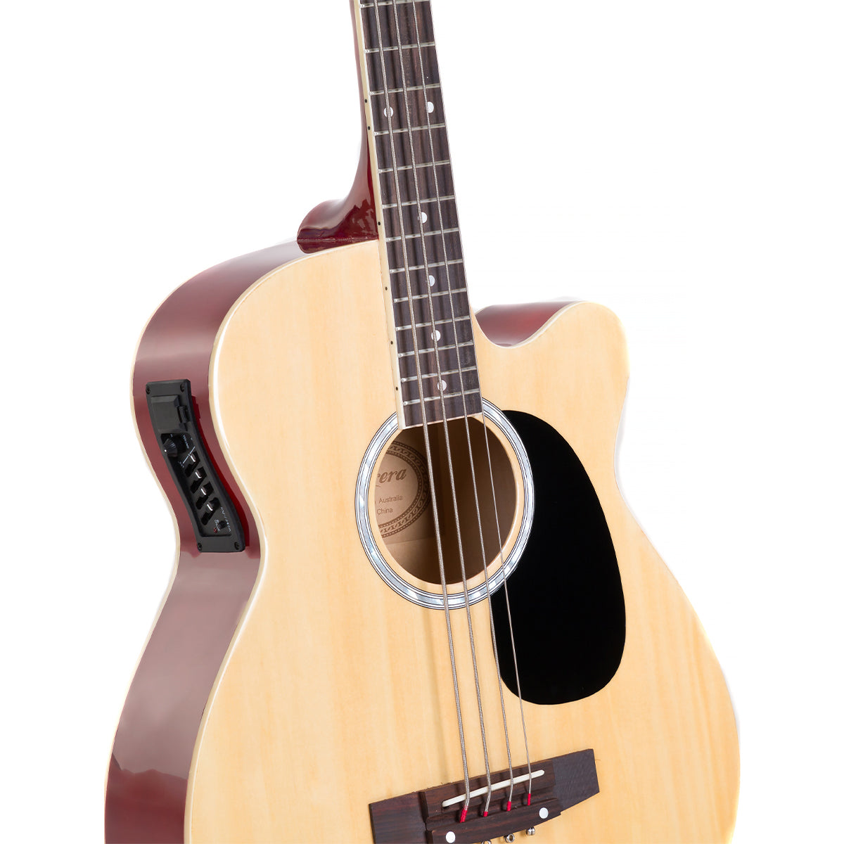 Karrera 43in Acoustic Bass Guitar with electric pickup - Natural V240-ACG43-NAT
