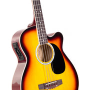 Karrera 43in Acoustic Bass Guitar Sunburst V240-ACG43-SB