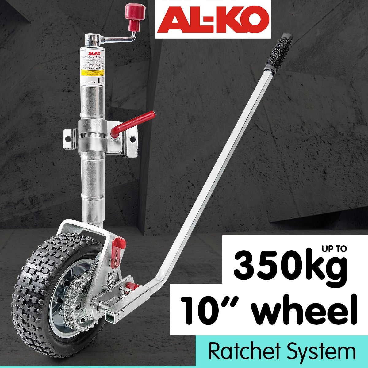Alko 10in Ratchet Trailer Boat and Caravan Jockey Wheel V240-ALKO-10