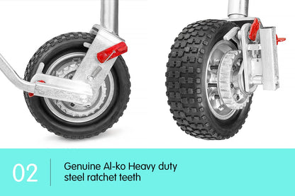 Alko 10in Ratchet Trailer Boat and Caravan Jockey Wheel V240-ALKO-10
