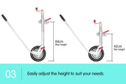 Alko 10in Ratchet Trailer Boat and Caravan Jockey Wheel V240-ALKO-10