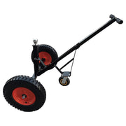 Kartrite 3-Wheel Adjustable Trailer Dolly Heavy Duty Caravan Mover 1000 lbs Tongue Capacity Durable Transport V240-ATD-TD77-BLK