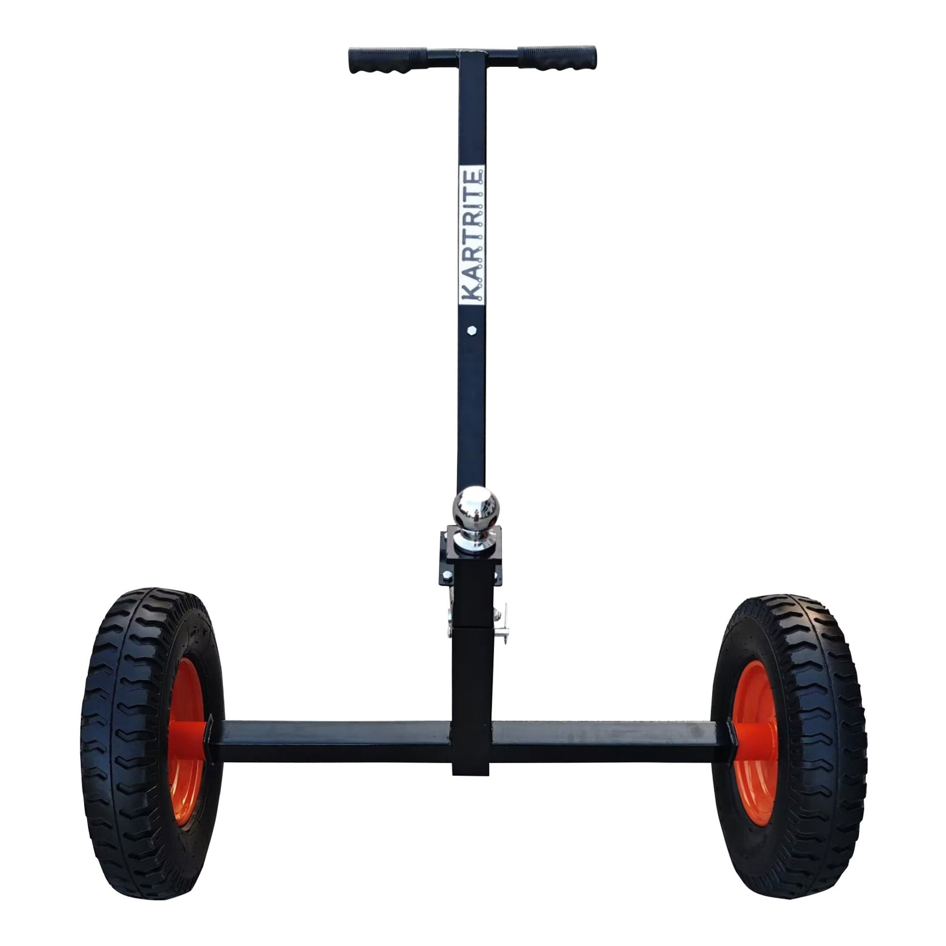 Kartrite 3-Wheel Adjustable Trailer Dolly Heavy Duty Caravan Mover 1000 lbs Tongue Capacity Durable Transport V240-ATD-TD77-BLK