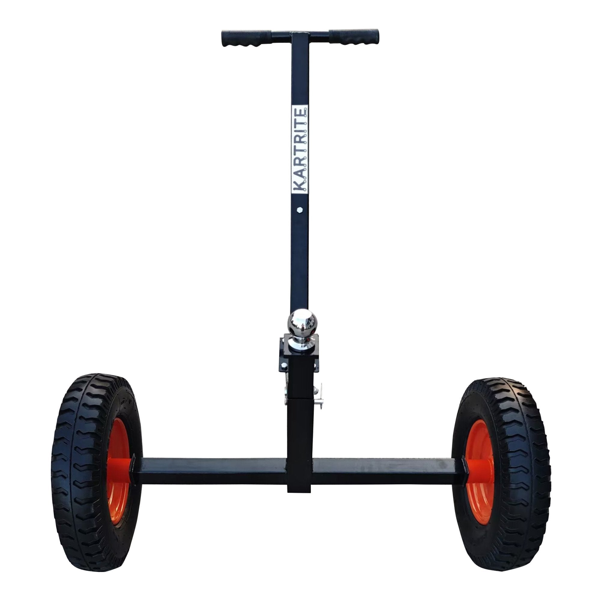 Kartrite 3-Wheel Adjustable Trailer Dolly Heavy Duty Caravan Mover 1000 lbs Tongue Capacity Durable Transport V240-ATD-TD77-BLK