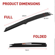 Kartrite Aluminium Folding Loading Ramp ATV Motorbike Motorcycle Golf Buggy Trailer - Black V240-ATV-01A-BK-1