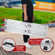 Kartrite Rigg Aluminium ATV Loading Ramp Foldable - Silver V240-ATV-01A-SL-1